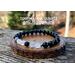 Faceted Tourmaline Quartz and Tourmaline Bracelet by Rock My Zen